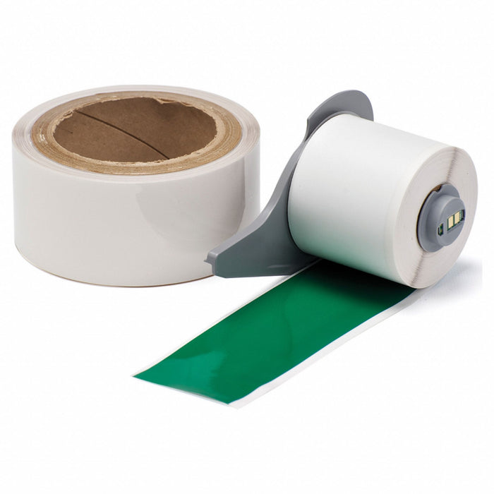 ContinuousLabelStock Green Gloss 2inW
