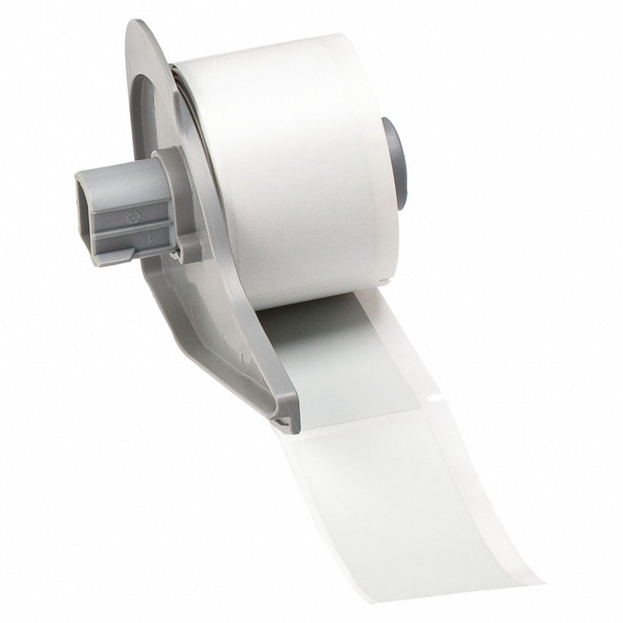 Pre-Cut Label Stock Roll Gray Matte