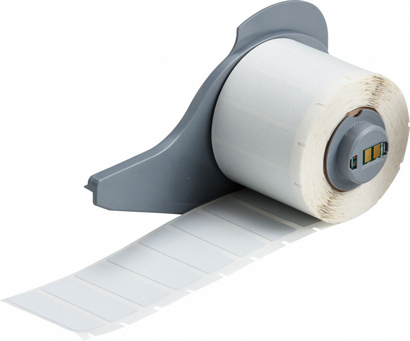Pre-Cut Label Stock Roll Gray Matte