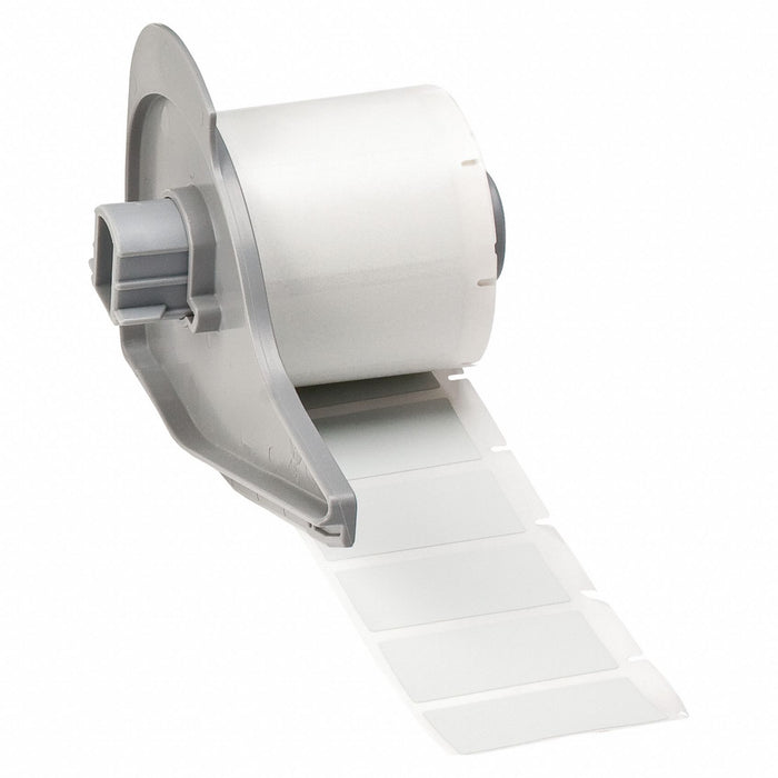 Pre-Cut Label Stock Roll Gray Matte