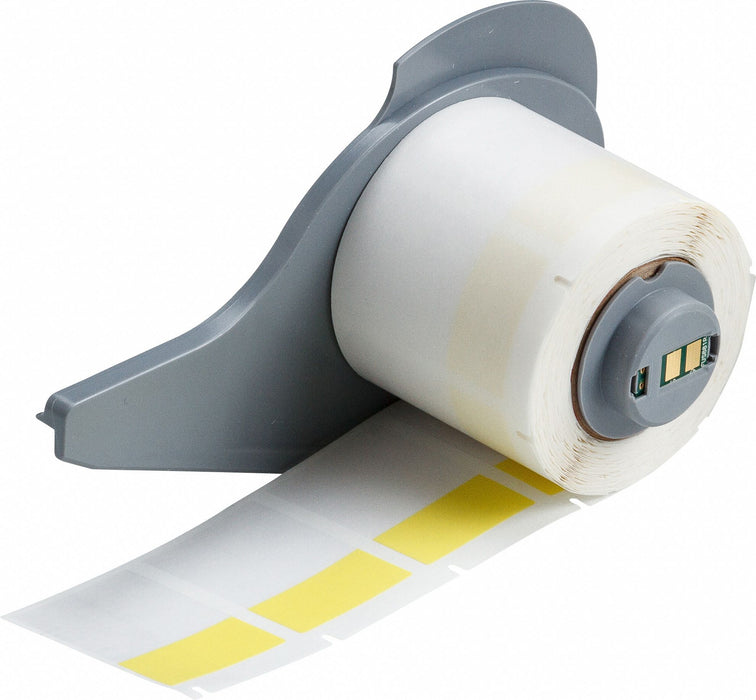 Wraparound Label Yellow Vinyl 1 in W
