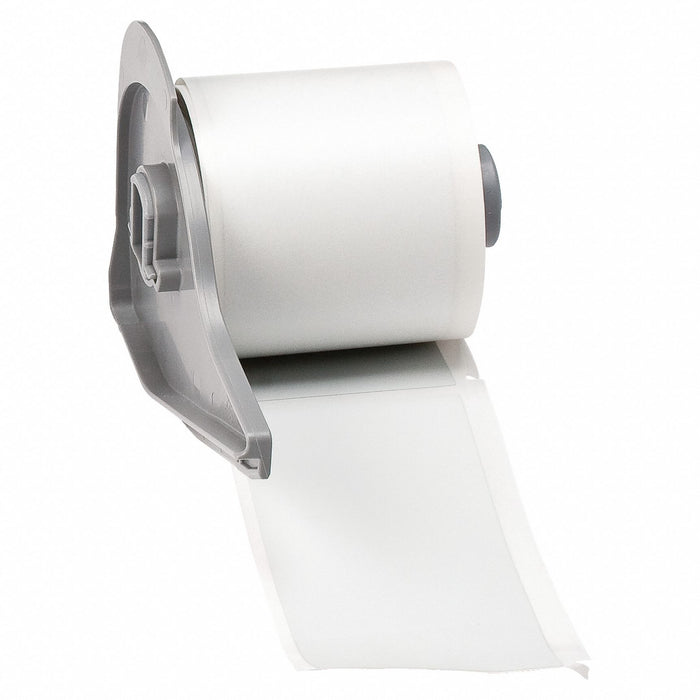 Pre-Cut Label Stock Roll Gray Matte