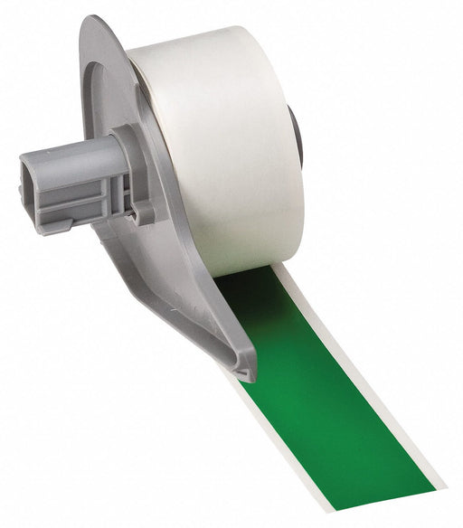 ContinuousLabelStock Green Gloss 1inW
