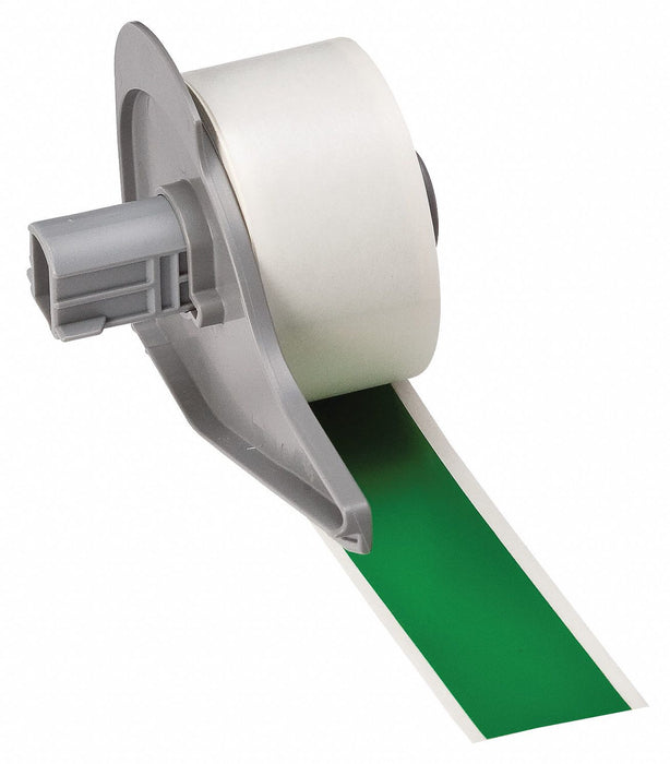ContinuousLabelStock Green Gloss 1inW
