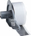 ContinuousLabelStock Gray Gloss 1inW