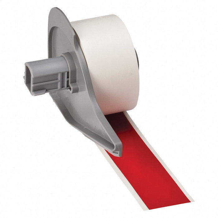 ContinuousLabelStock Red Gloss 1inW