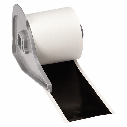 ContinuousLabelStock Black Gloss 2inW