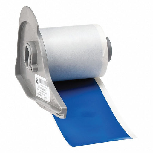 ContinuousLabelStock Blue Gloss 2inW