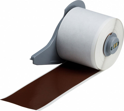 ContinuousLabelStock Brown Gloss 2inW