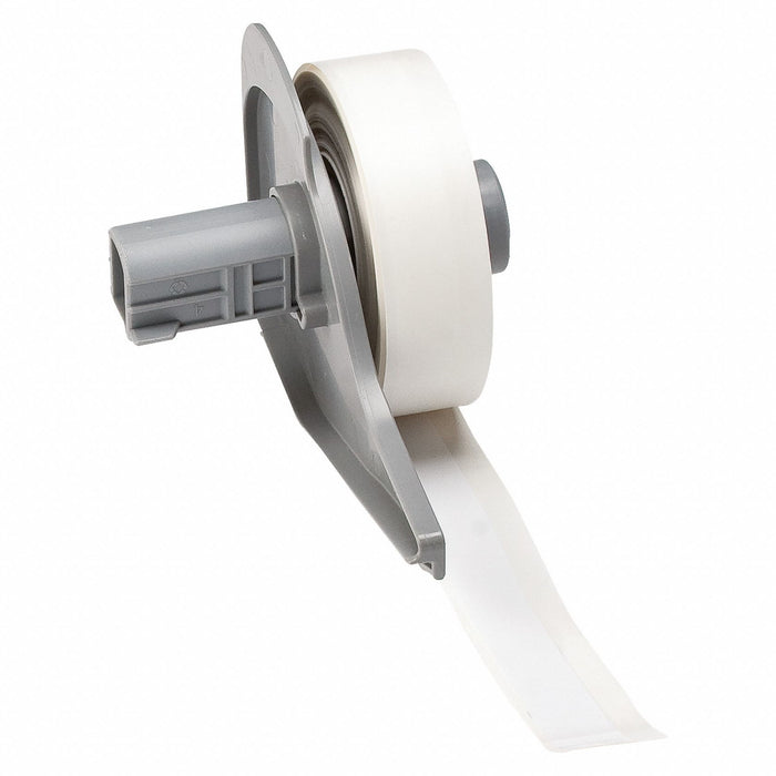 Wraparound Label White Vinyl 1/2 in W