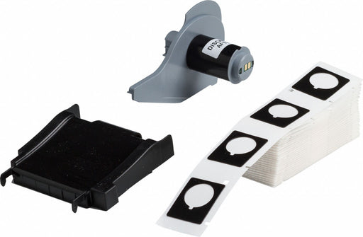 Pre-Cut Label Stock Roll Black Gloss