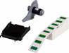 Pre-Cut Label Stock Roll Green Gloss