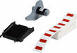 Pre-Cut Label Stock Roll Red Gloss