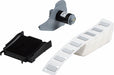Pre-Cut Label Stock Roll Silver Gloss