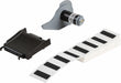 Pre-Cut Label Stock Roll Black Gloss