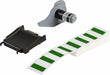 Pre-Cut Label Stock Roll Green Gloss