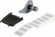 Pre-Cut Label Stock Roll Silver Gloss