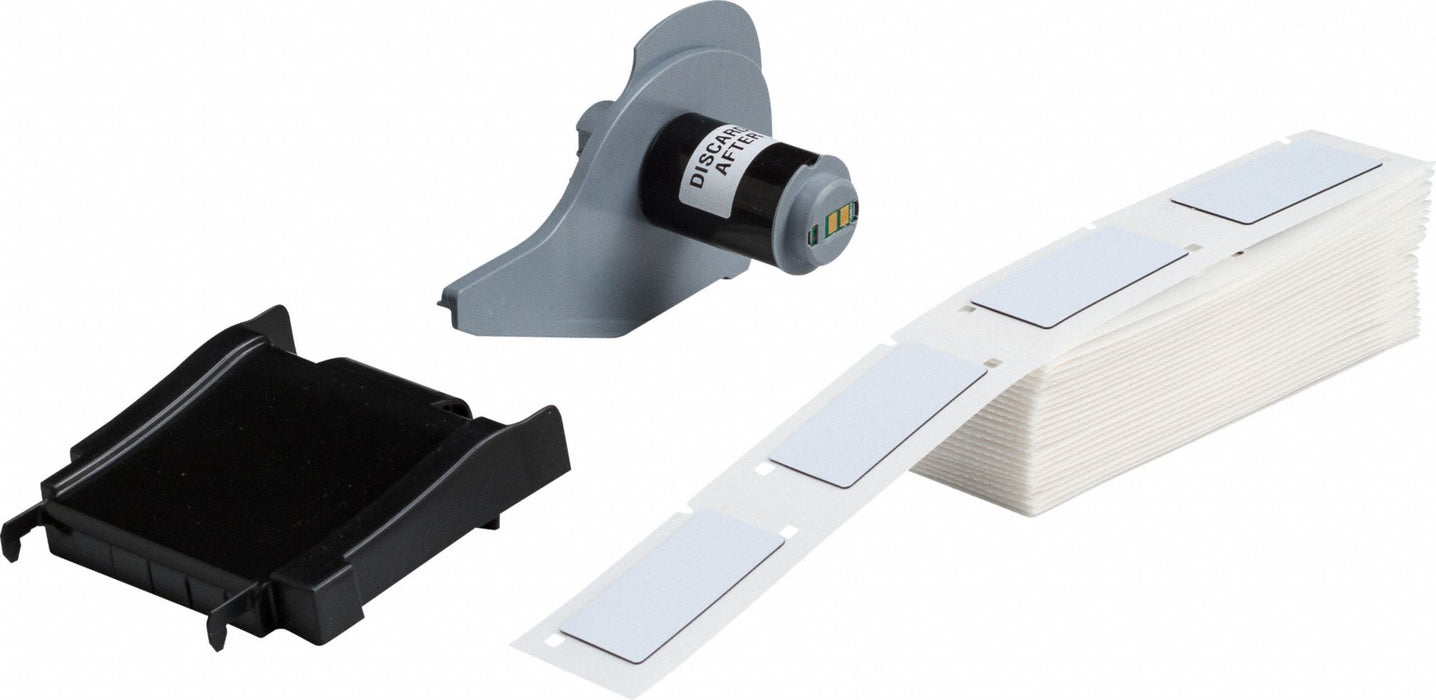 Pre-Cut Label Stock Roll White Gloss