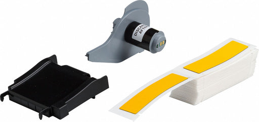 Pre-Cut Label Stock Roll Yellow Gloss
