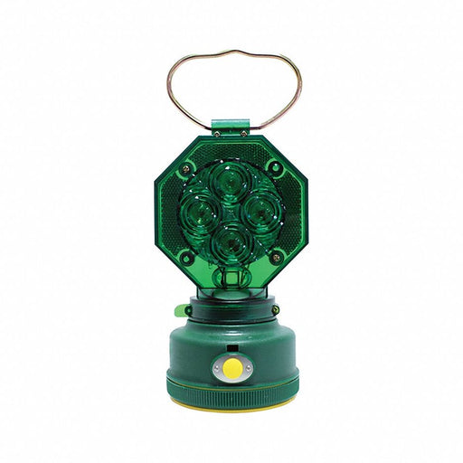 Safety Light Green LED 2 D Batteries