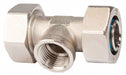 Tee Brass Comp5/8 Comp5/8 MNPT1/2 
