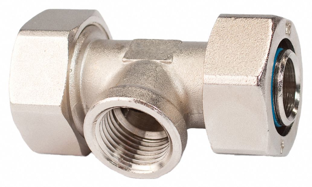 Tee Brass Comp31/32 31/32 MNPT1/2 