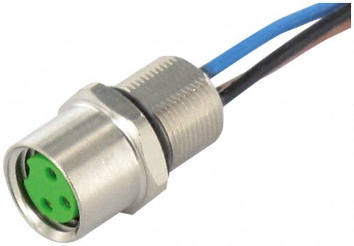 Cordset Female M8 Front-Mounting