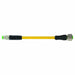 Cordset Straight M8 Yellow 24AWG 4A