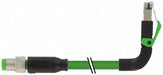 Cordset M8 Male RJ45 Green