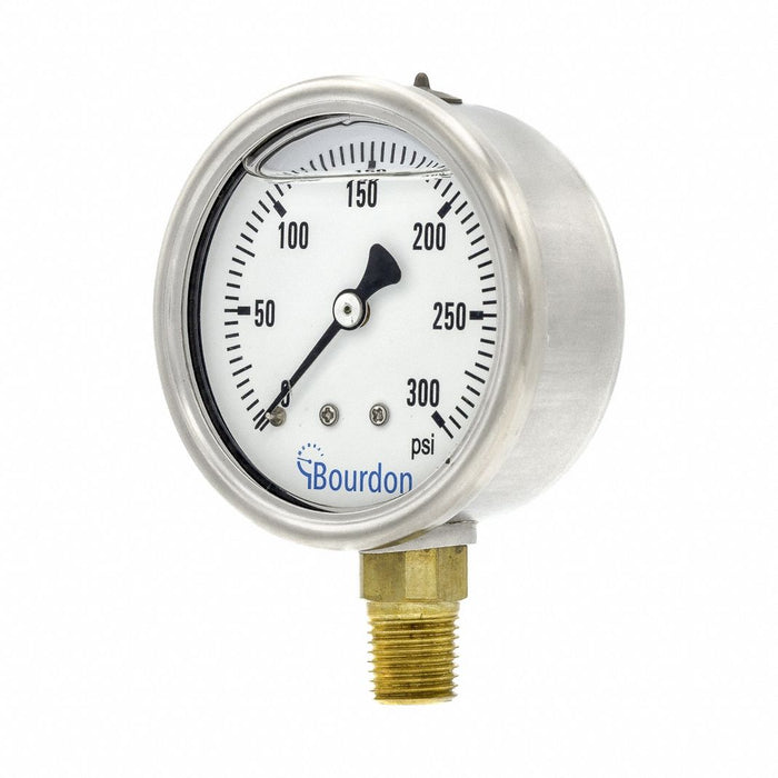 N0177 Pressure Gauge Stainless Steel
