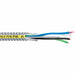 MetalCladCable 12AWG 16AWG Gry/Ylw 25ft