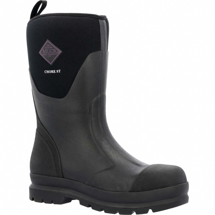 K8384 Women Rubber Boot Black Size 11 PR
