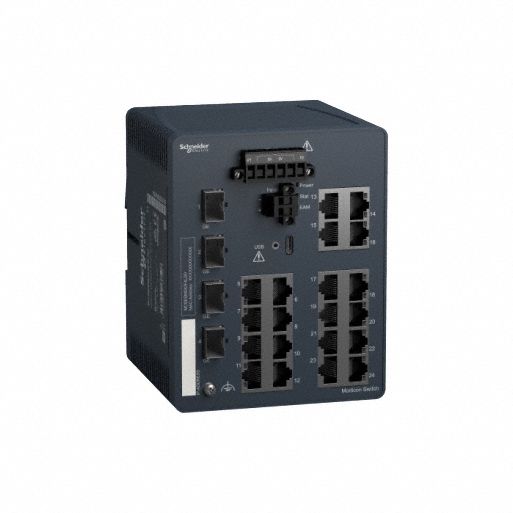 Ethernet Switch RJ45 24V DC