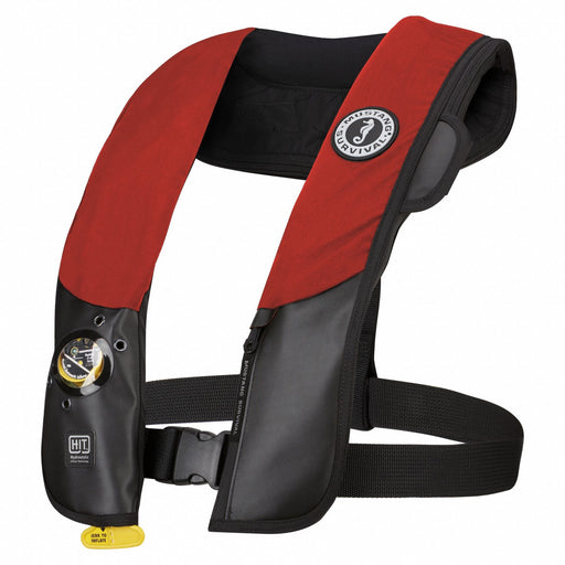 Auto Inflate Vest UNIV 38lb CO2 BLK/RD