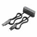 FurniturePowerOutlet Gray 3Outlet 3ft