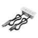 FurniturePowerOutlet White 3Outlet 3ft