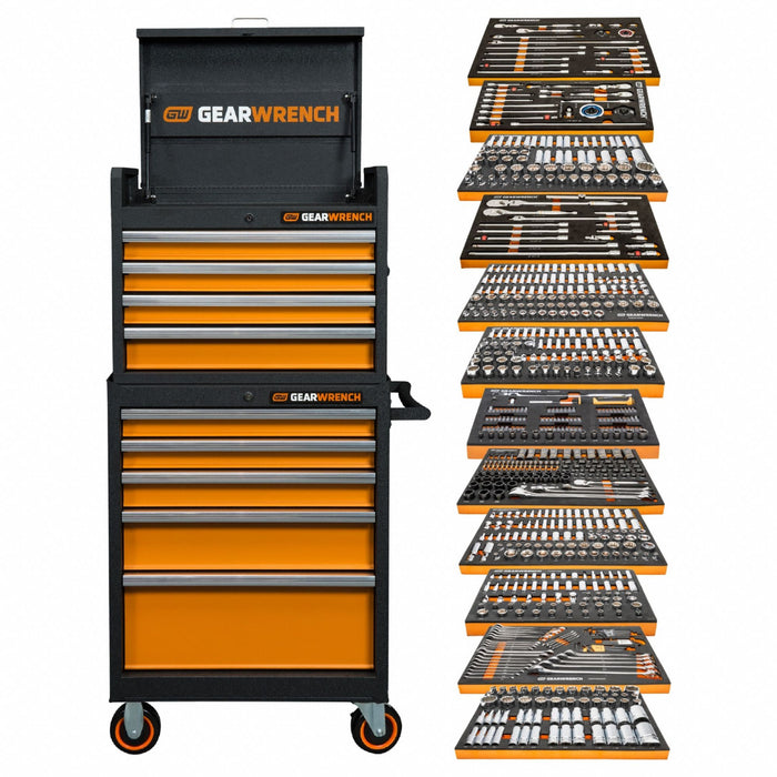 Mech Tool Set 791 PC Mod Trays Storage