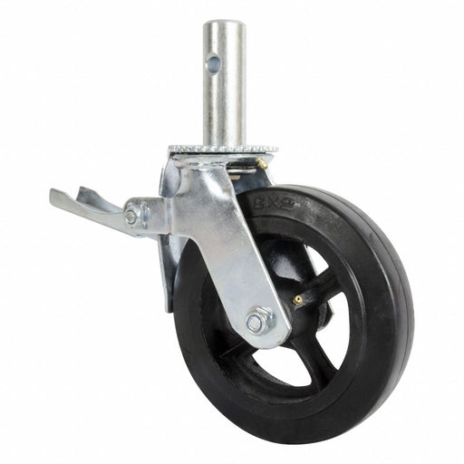 Scaffold Caster 8inLx3-3/4inWx13-1/2inH