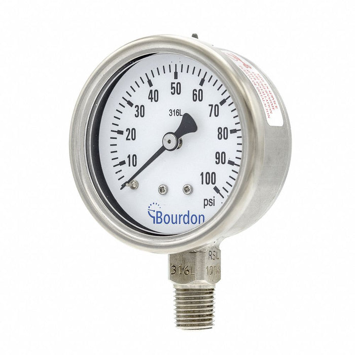 Pressure Gauge 304 Stainless Steel