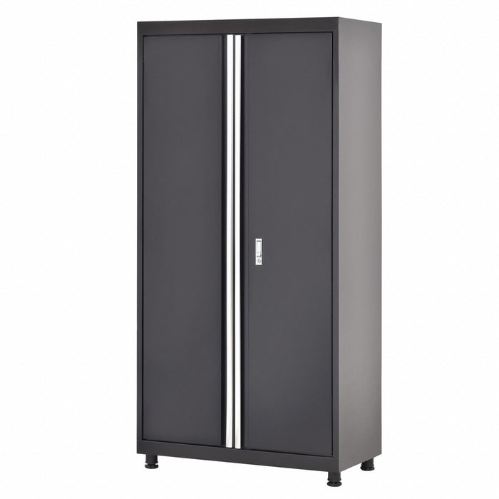 Storage Cabinet Steel Black 200 lb