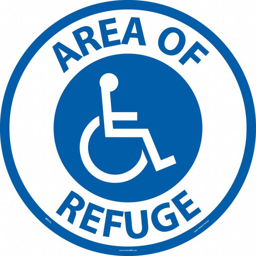Sign ADA Accessible Refuge