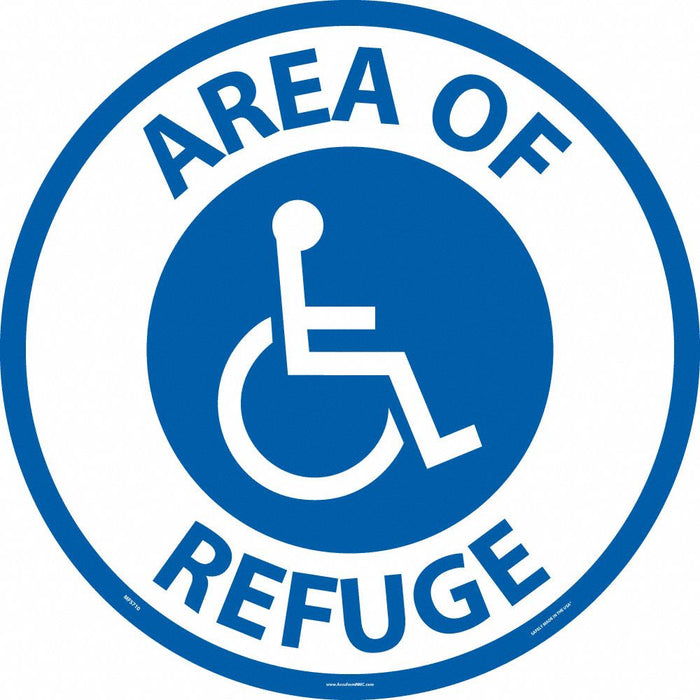 Sign ADA Accessible Refuge