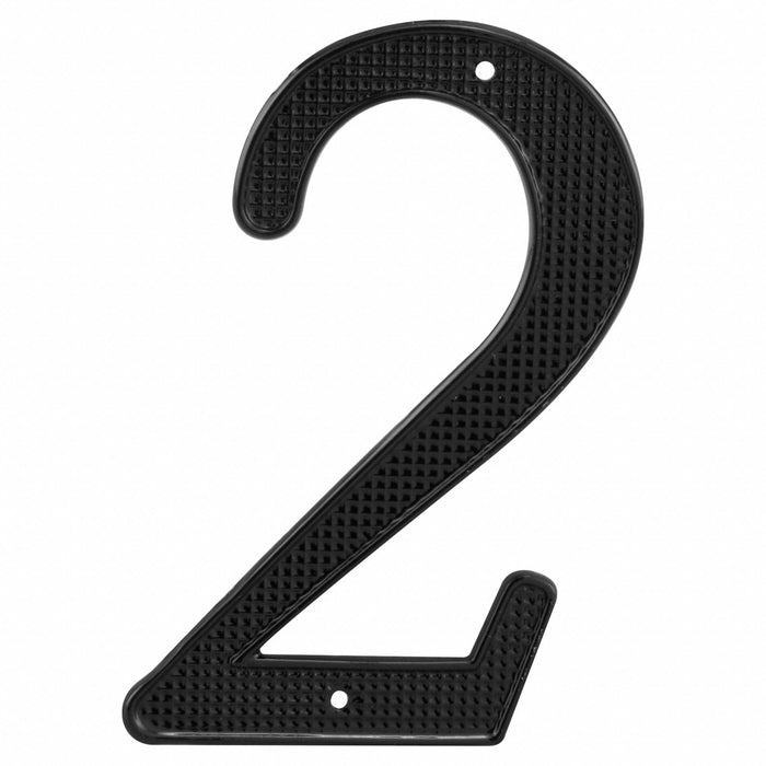 K8654 NumberLabel Diecast 4inH 2inW PK2