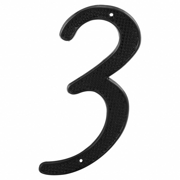 K8654 NumberLabel Diecast 4inH 2inW PK2