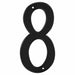 K8654 NumberLabel Diecast 4inH 2inW PK2
