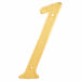 K8655 NumberLabel Diecast 4inH 2inW PK2