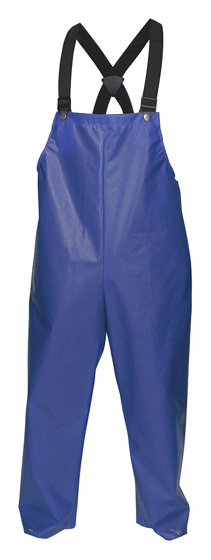 Bib Pant XL Blue Unisex Nylon Liner