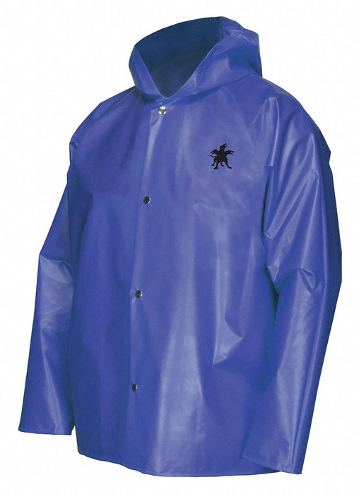 Rain Jacket Bound Seam 2XL Blue Unisex