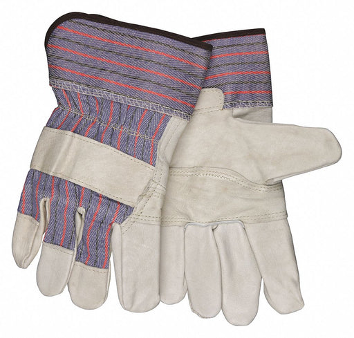 Leather Gloves Beige L PK12