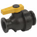 Manual 2-Way Ball Valve Flanged Polypro